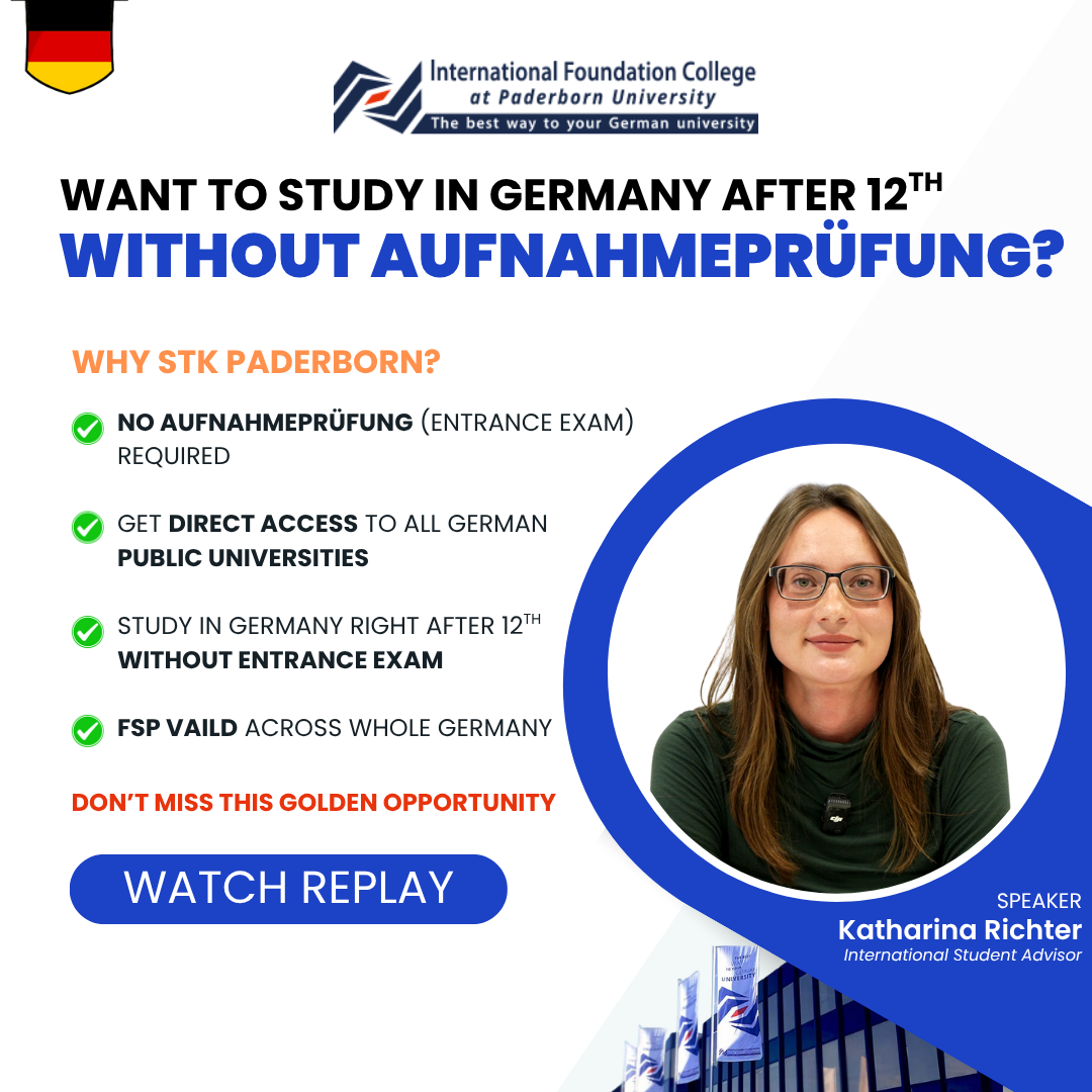 Studienkolleg Webinar with Katharina Richter